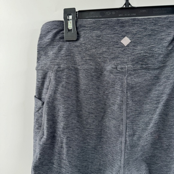 LuLaRoe Rise Dark Grey Biker Shorts Size Large - Picture 6 of 7